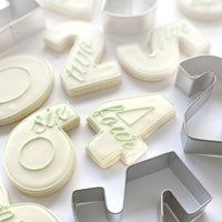 Number 2 Tin-Plated Cookie Cutter
