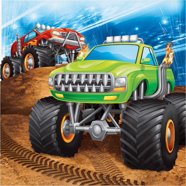 Monster Truck Lunch Napkins 2 ply