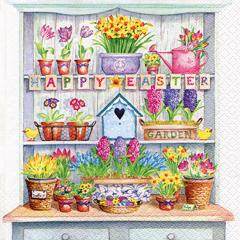 Ti Flair Happy Easter Garden Lunch Napkins 3 ply