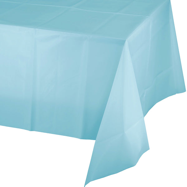 Plastic Tablecover Pastel Blue