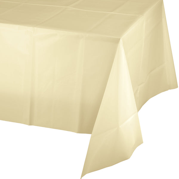 Plastic Tablecover Ivory