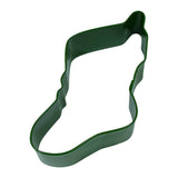 Stocking Poly-Resin Coated Cookie Cutter Green