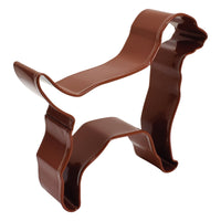 Dog Poly-Resin Coated Cookie Cutter Brown