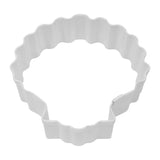 Sea Shell Poly-Resin Coated Cookie Cutter White