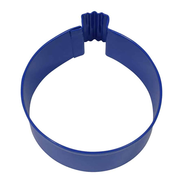 Round Bauble Poly-Resin Coated Cookie Cutter Navy