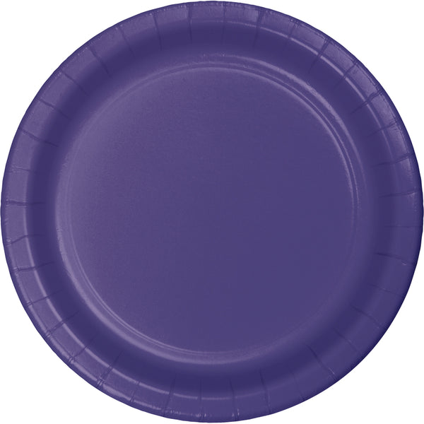 Paper Dinner Plates Purple