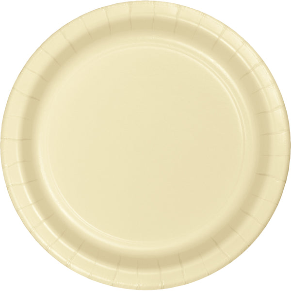 Paper Dinner Plates Ivory