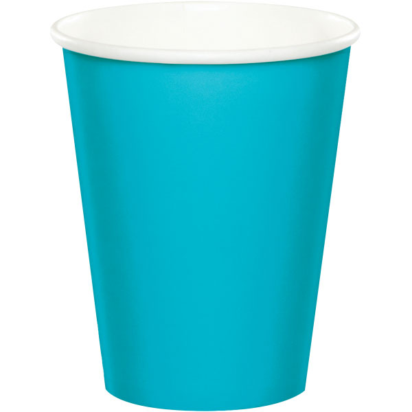 Paper Cups Bermuda Blue