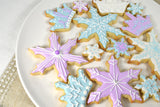 Snowflake Poly-Resin Coated Cookie Cutter Blue Large