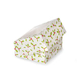 Holly Square Treat Boxes with Window