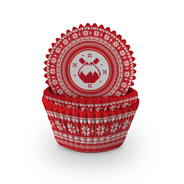 Christmas Jumper Pudding Cupcake Cases