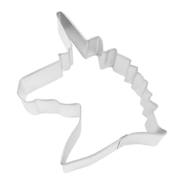 Unicorn Head Tin-Plated Cookie Cutter