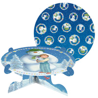 The Snowman™ and The Snowdog Single Tier Cake Stand