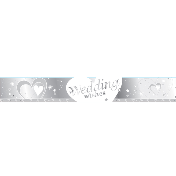 Wedding Wishes Foil Banner