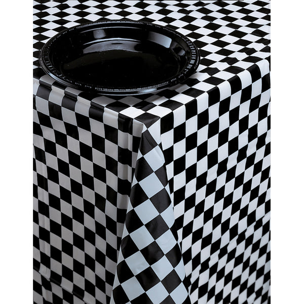 Racing Stripes Plastic Tablecover All Over Print