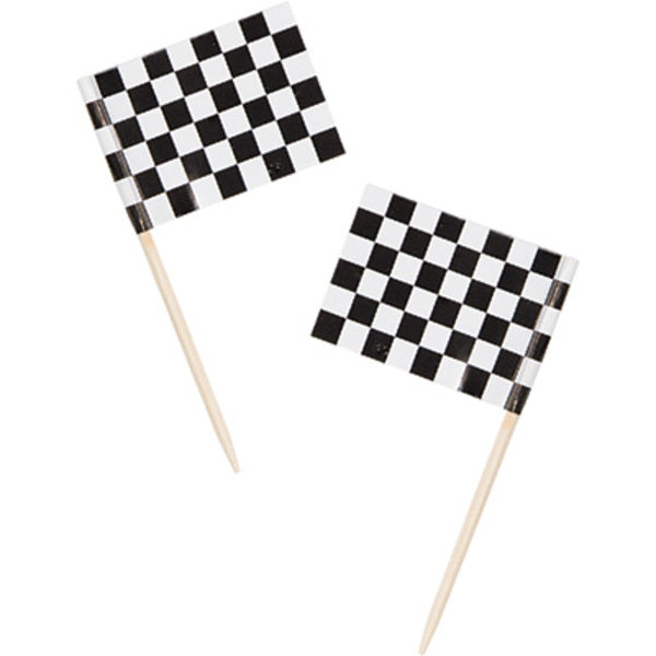 Racing Stripes Chequered Flag Picks