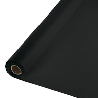 Plastic Table Roll Black Velvet