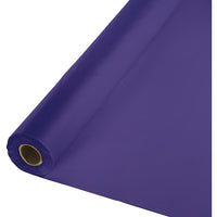 Plastic Table Roll Purple