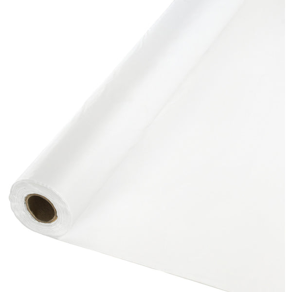 Plastic Table Roll White