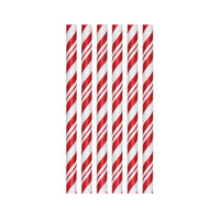 Classic Red Striped Paper Straws with ECO-FLEX® Technology