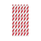 Classic Red Striped Paper Straws with ECO-FLEX® Technology