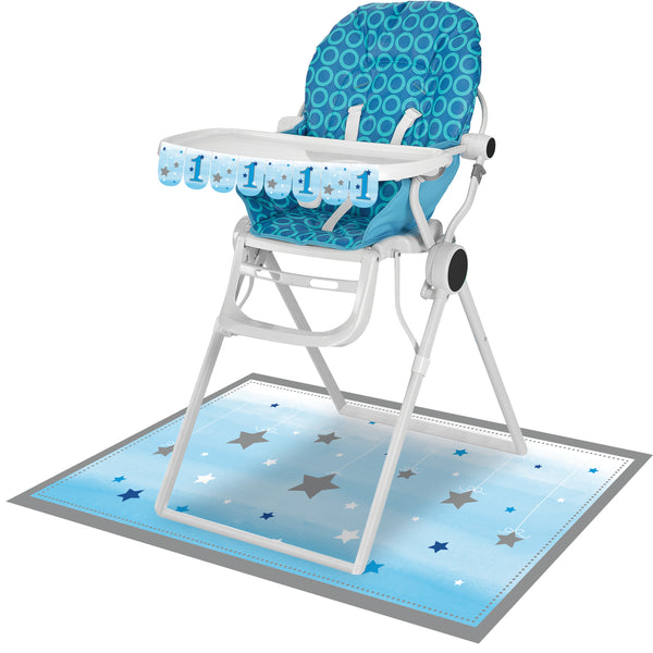 One Little Star Boy High Chair Kit