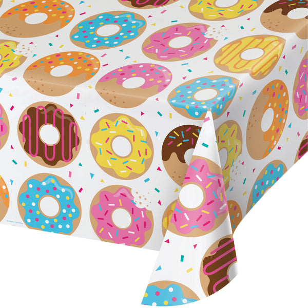 Doughnut Time Plastic Tablecover All Over Print