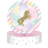 Unicorn Sparkle Foil Honeycomb Centrepiece