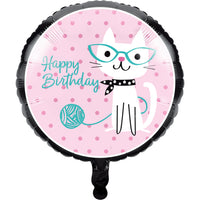 Purrfect Party Foil Balloon