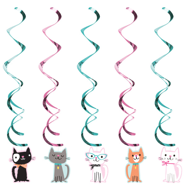 Purrfect Party Assorted Dizzy Danglers