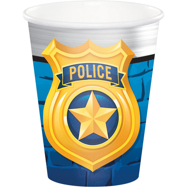 Police Party Paper Cups