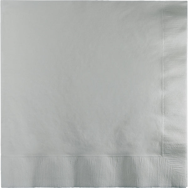 Celebrations Value Lunch Napkins Shimmering Silver 2 ply