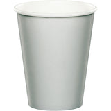 Paper Cups Shimmering Silver