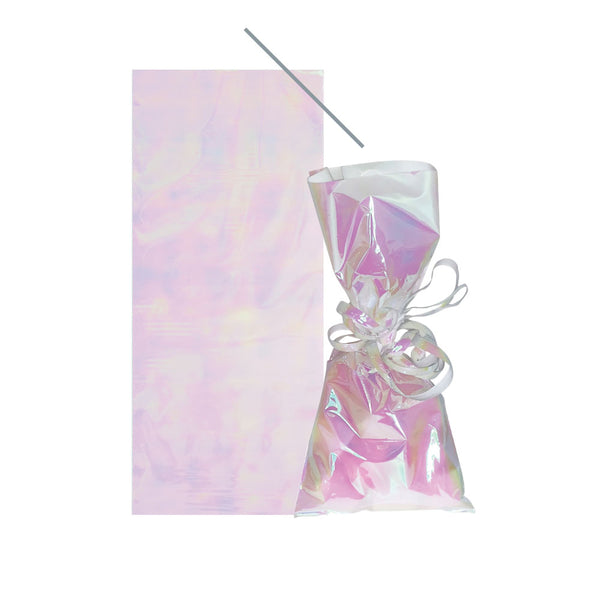Iridescent Cello Treat Bags with Twist Ties