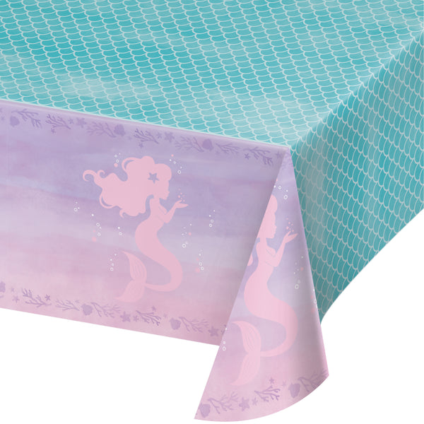 Mermaid Shine Plastic Tablecover All Over Print