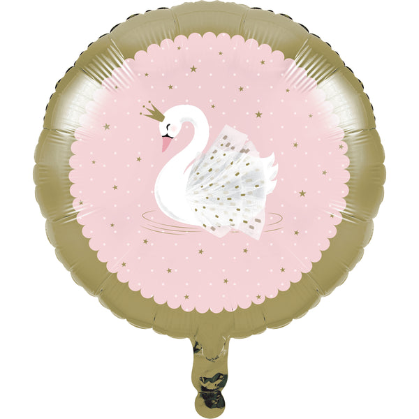 Stylish Swan Party Foil Balloon