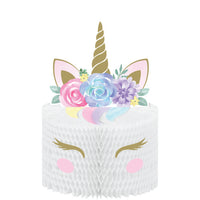 Unicorn Baby Honeycomb Centrepiece with Attachments