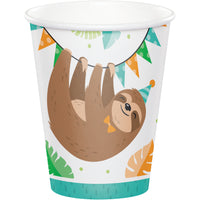 Sloth Party Paper Cups