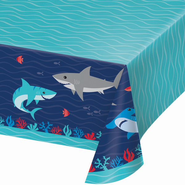 Shark Party Paper Tablecover All Over Print