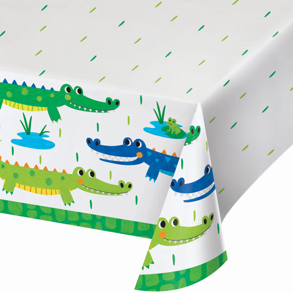 Alligator Party Paper Tablecover All Over Print