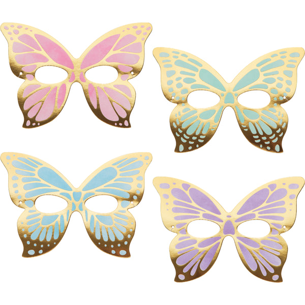 Butterfly Shimmer Paper Masks Foil