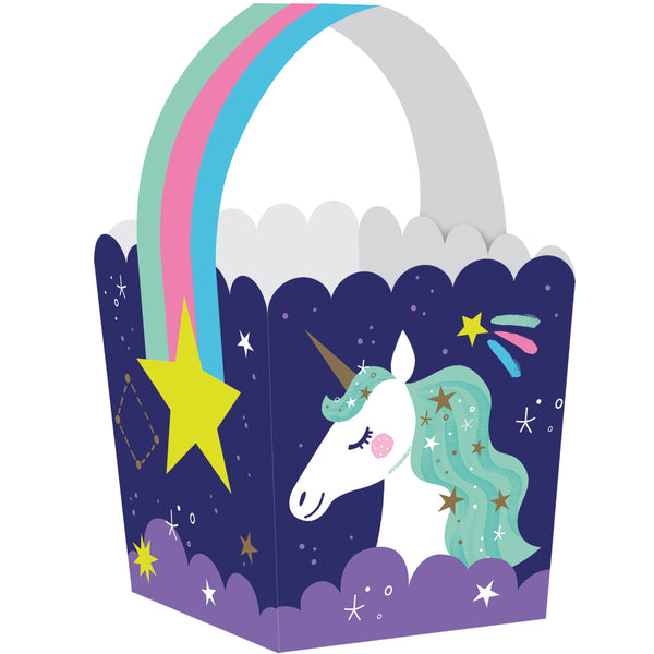 Unicorn Galaxy Treat Boxes with Handles