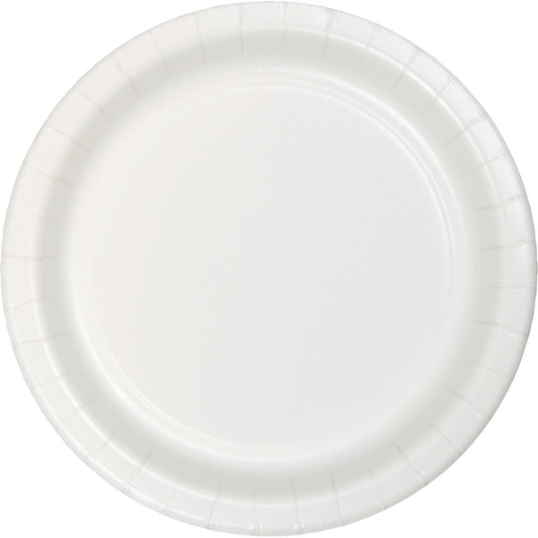 Paper Dinner Plates White