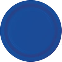 Paper Dinner Plates Cobalt Blue