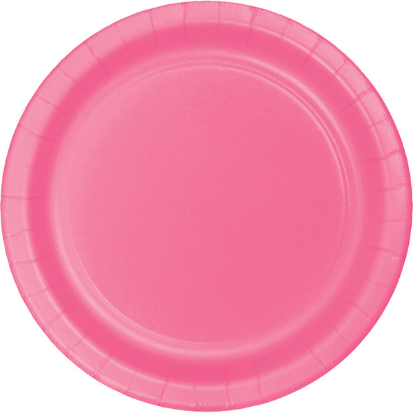 Celebrations Value Paper Dinner Plates Candy Pink