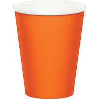 Paper Cups Sunkissed Orange