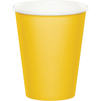Celebrations Value Paper Cups School Bus Yellow