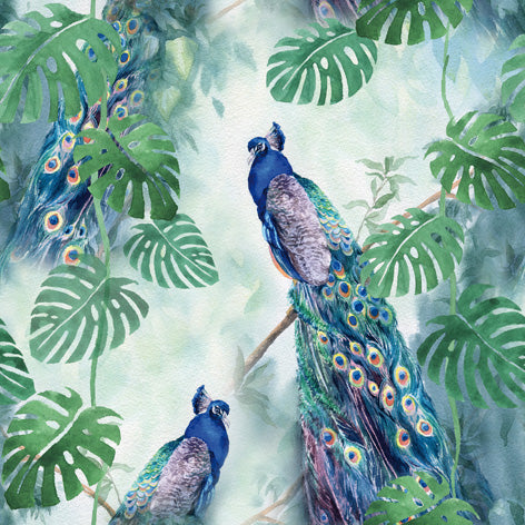 Tiflair Peacock Paradise Lunch Napkins 3 ply