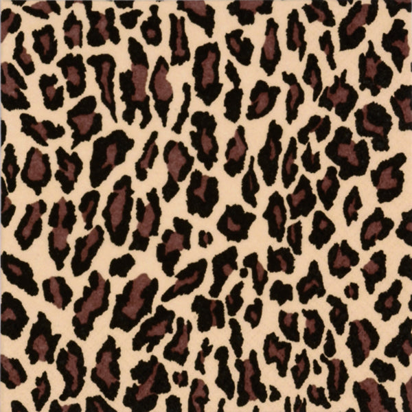 Tiflair Leopard Pattern Lunch Napkins 3 ply