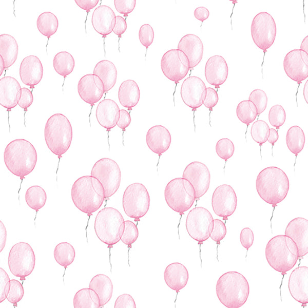 Tiflair Pastel Pink Balloons Lunch Napkins 3 ply
